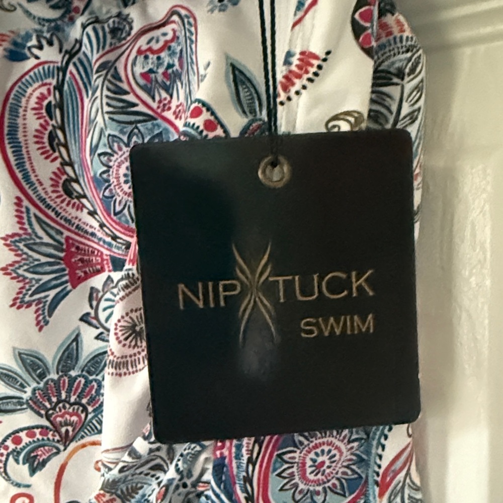 Elegant Paisley One Piece Swimsuit - Picture 2 of 4